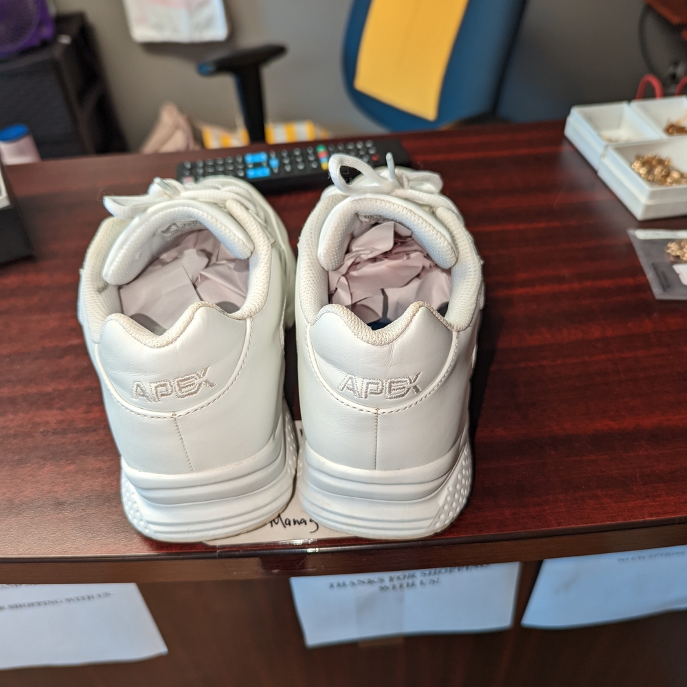 Apex White Athletic Shoes for Women - Picture 4 of 5
